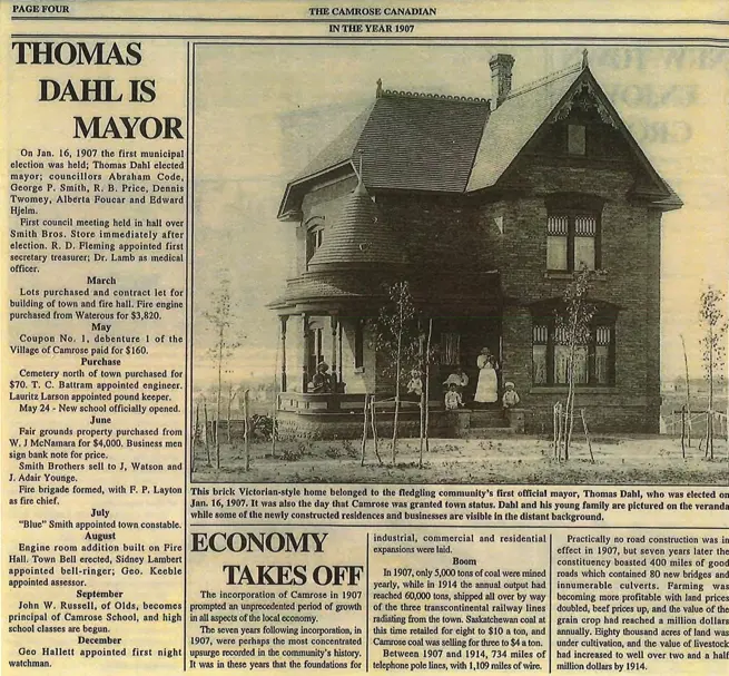 Thomas Dahl is Mayor
