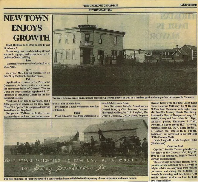 New Town Enjoys Growth